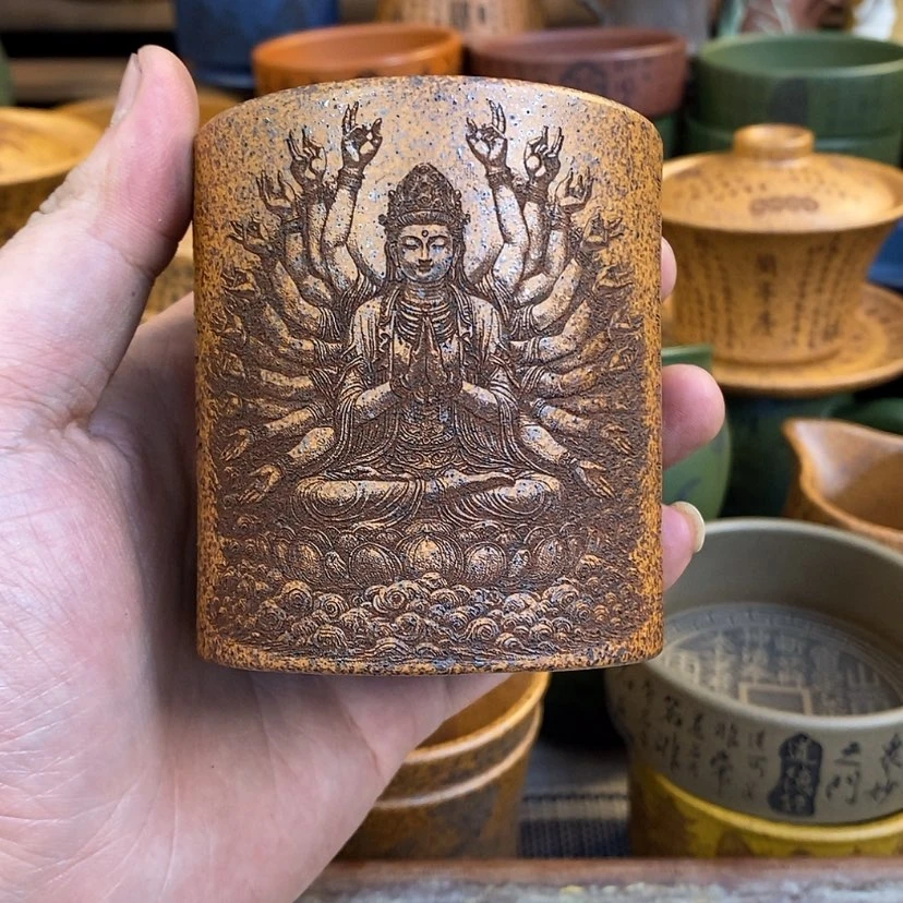 【闪购商品】紫砂杯子宜兴全手工紫砂杯