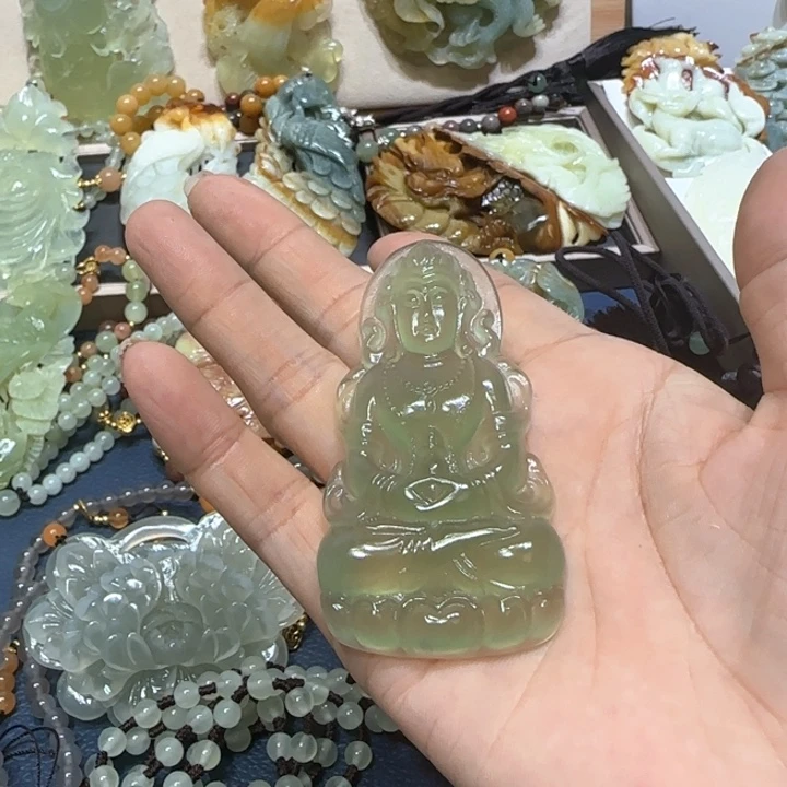 蛇纹石玉吊坠合金用****5