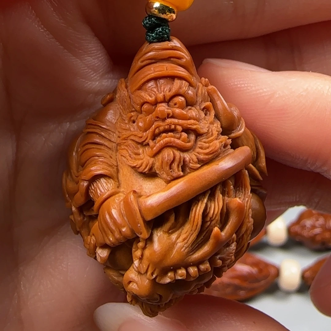 橄榄核手串/手链28钟馗吊坠单籽