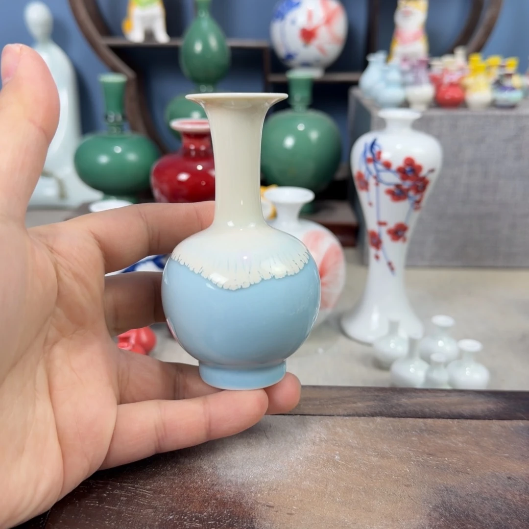 陶瓷手工小花器摆件