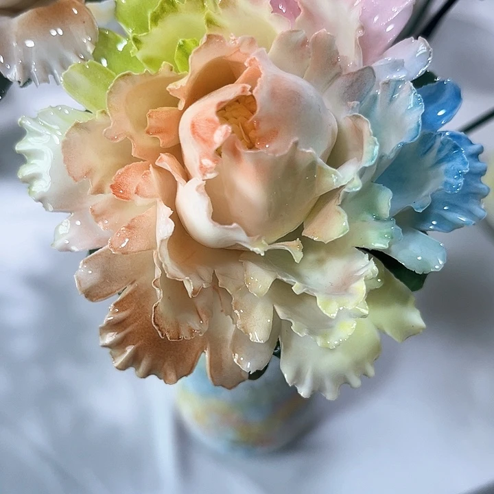 手工陶瓷花花正品直发