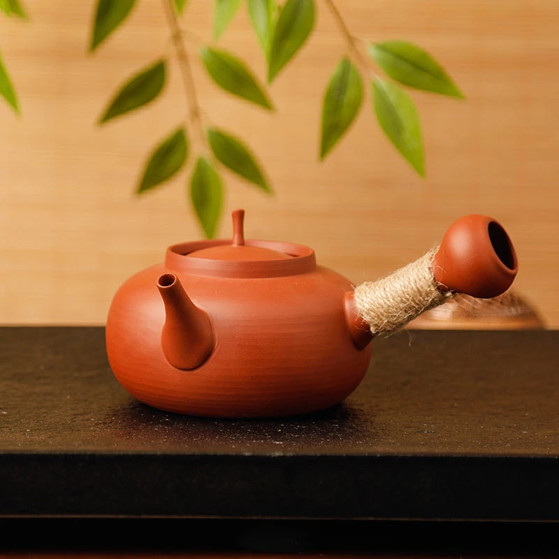 潮州砂铫烧水小型茶具宫灯砂铫壶陶壶煮水煮茶壶陶瓷