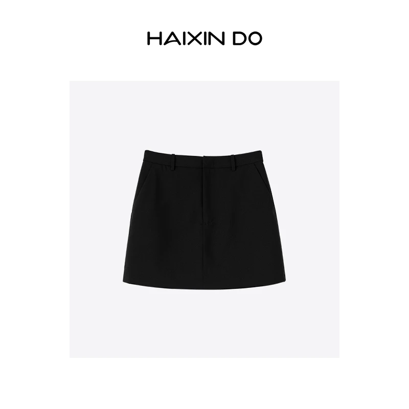 【直播】MIU系千金时髦极简精纺羊毛迷你西装短裙5042