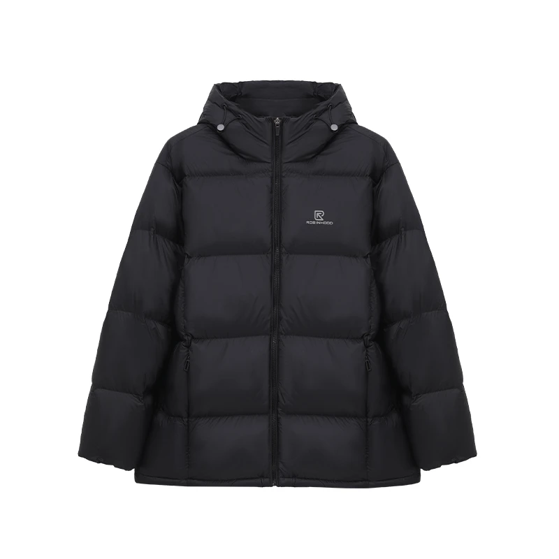 2024雪墩墩泡芙云朵短款新国标90绒白鸭绒羽绒服男女同款