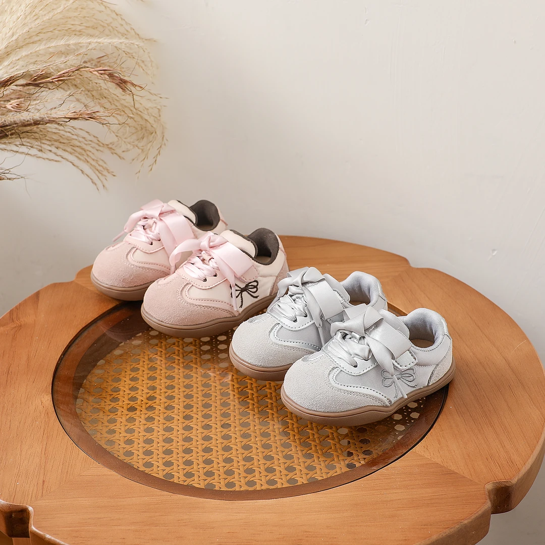 舒适超纤皮魔术贴学步鞋男女童纯色橡胶底板鞋时尚不限季节3周岁