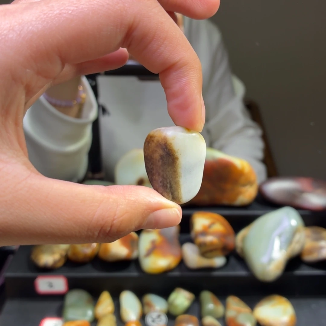 和田玉未镶嵌挂件12.5