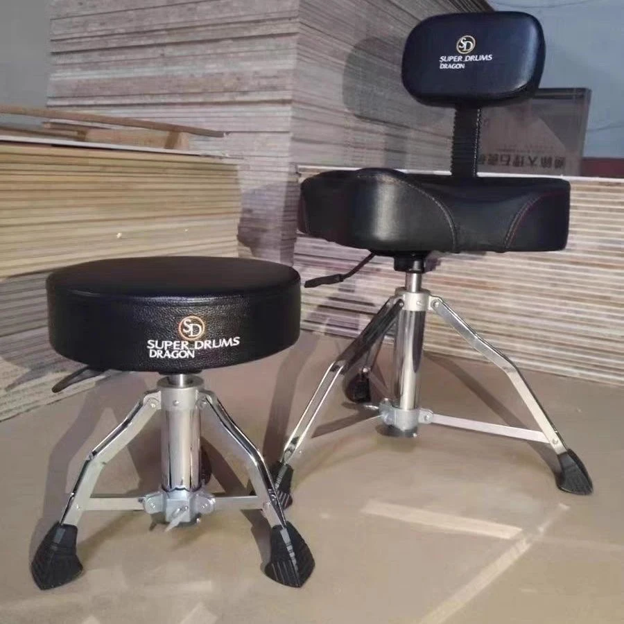 液压升降带靠背马鞍圆架子爵士鼓凳调节旋转加粗加高成人儿童通用