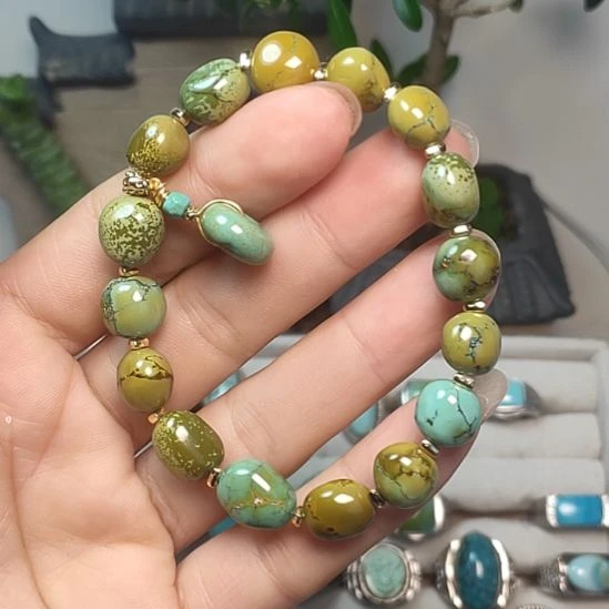 绿松石珠宝奇石未镶嵌