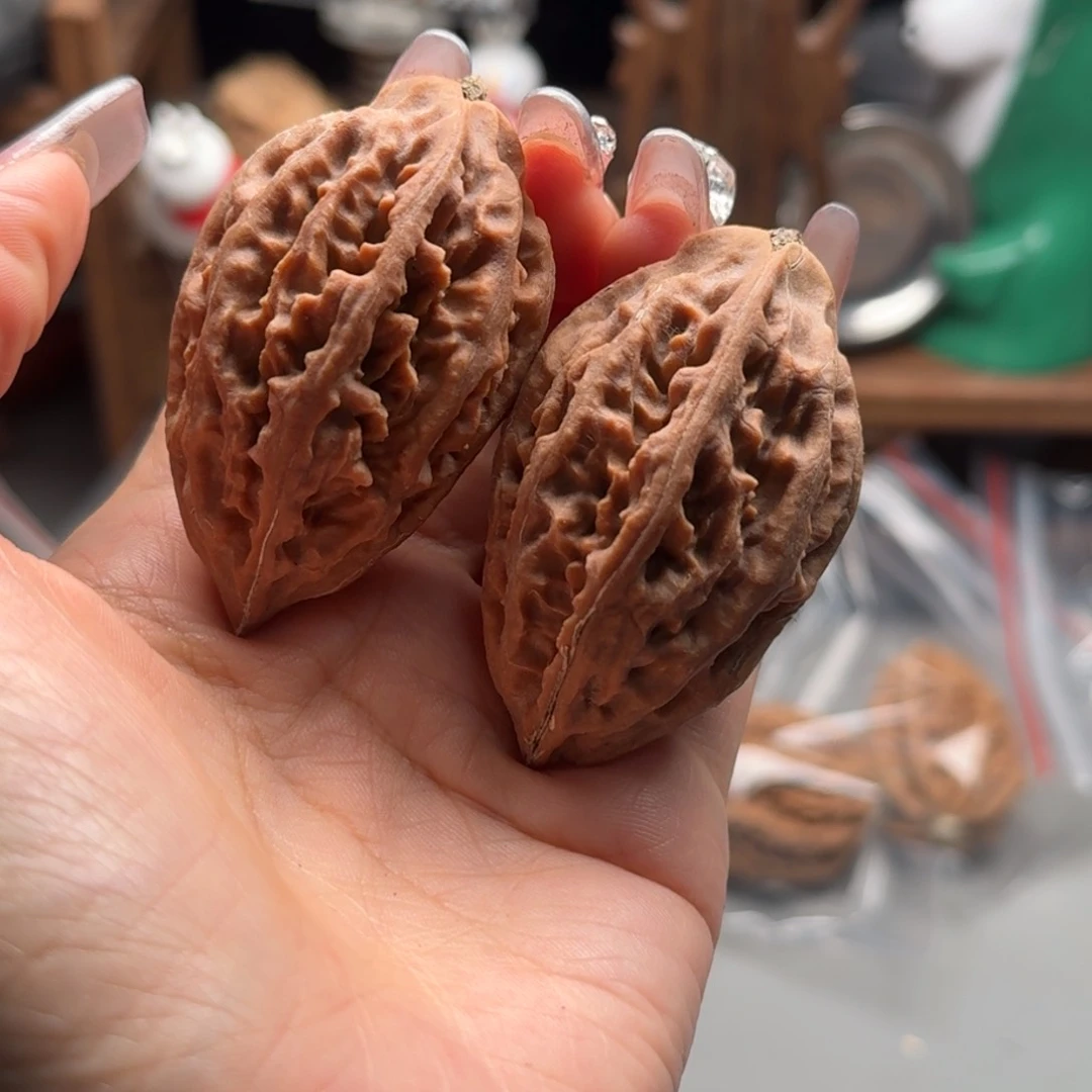 文玩核桃把件楸百核265