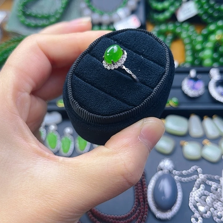 和田玉银S925镶嵌颈饰