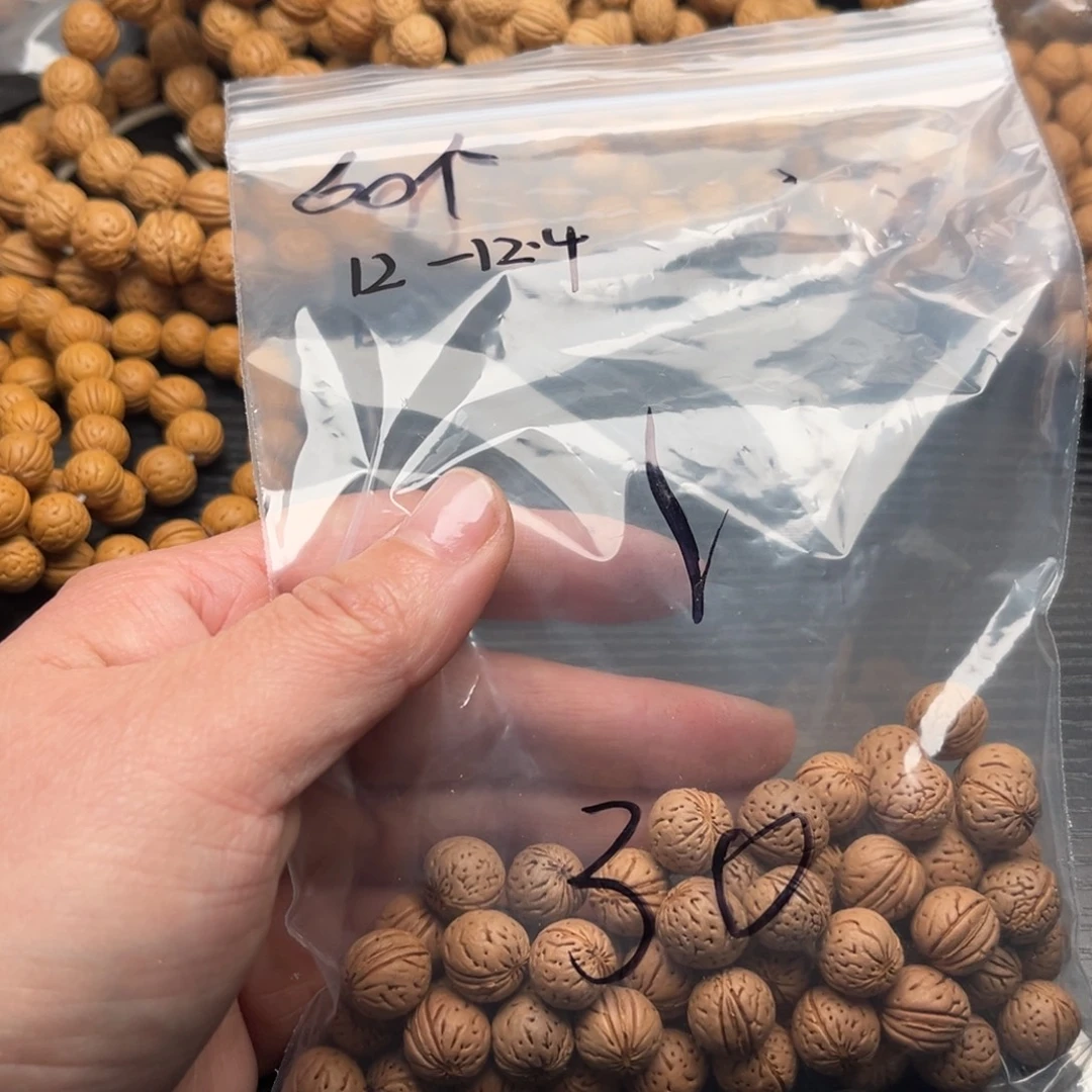 金***光手串文玩核桃散籽发货30
