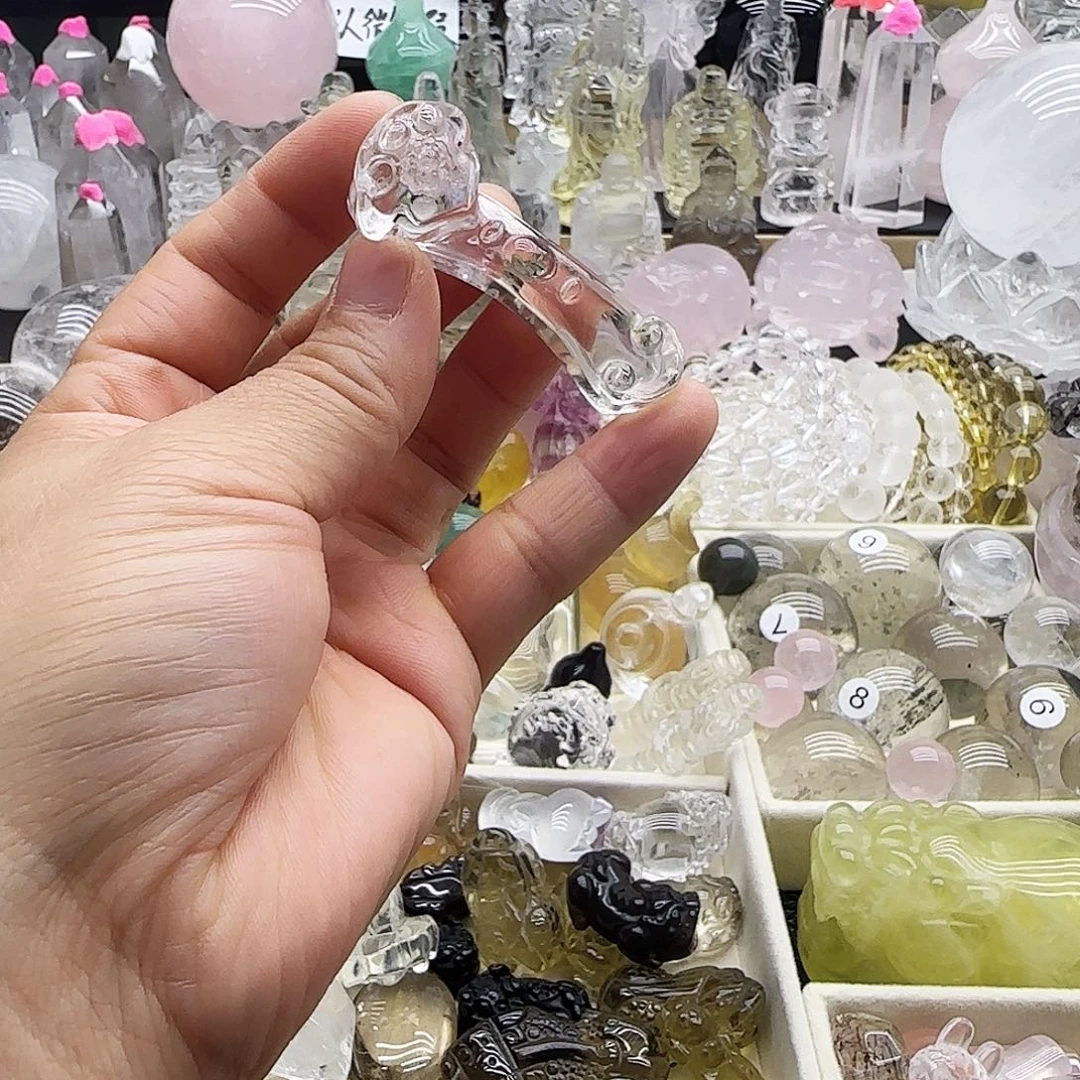 车挂未镶嵌水晶摆件