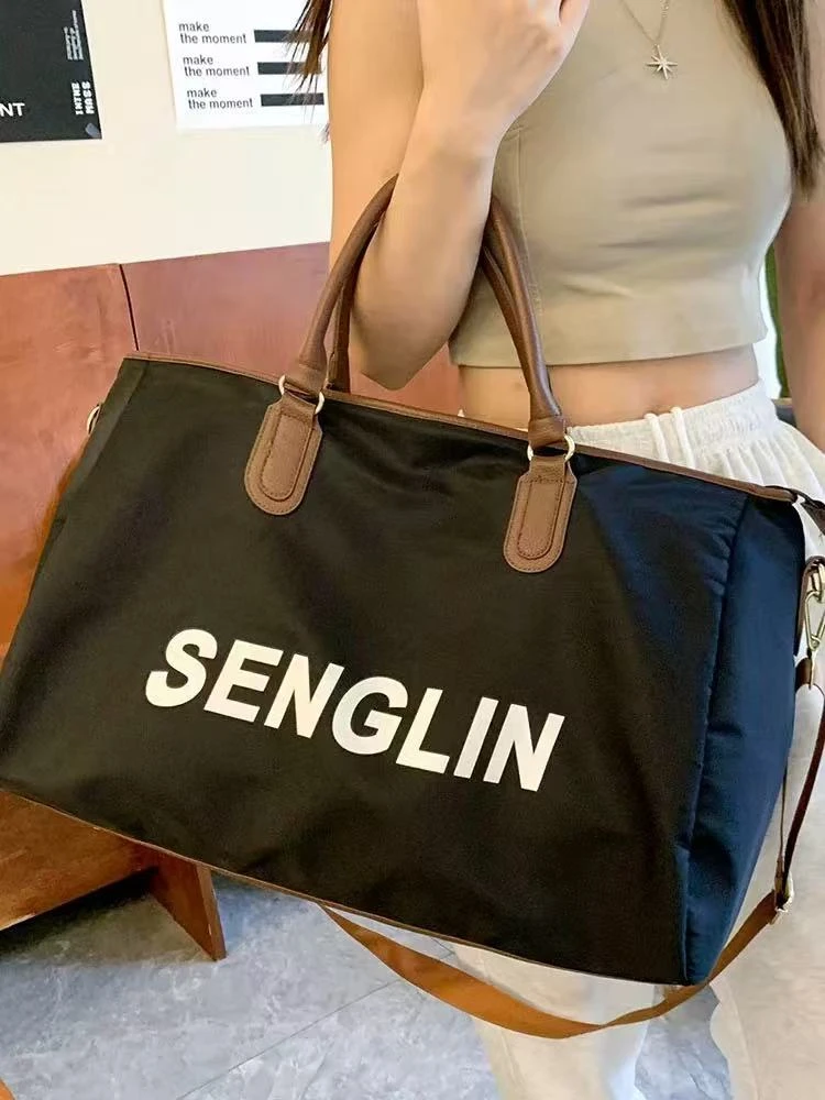 帆布大包包女大容量A081新款时尚秋冬单肩大包2024手提通勤托特包