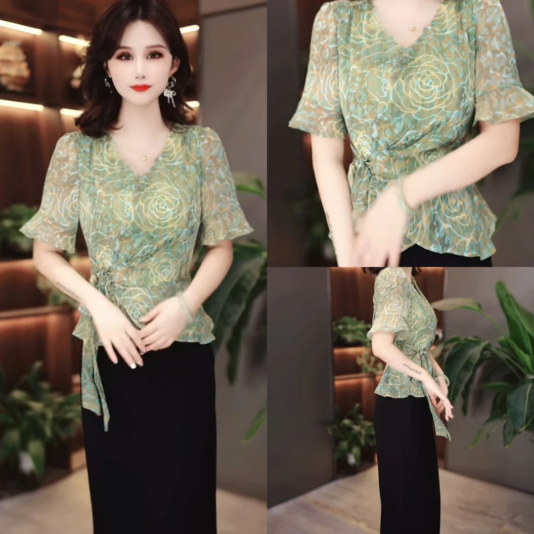 夏季时尚新款连衣裙2025初夏新款显瘦修身气质遮肚裙子MY25Q861