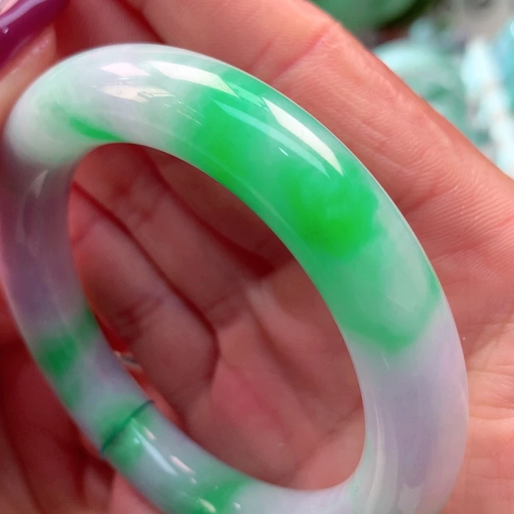 翡翠未镶嵌手镯天然翡翠手镯