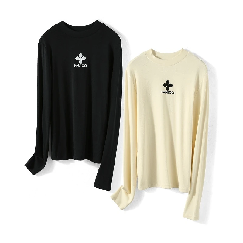 29500【熠系列】圆领印花百搭长袖T恤2510103