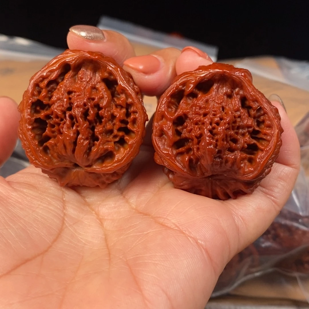 文玩核桃把件聚宝盆20