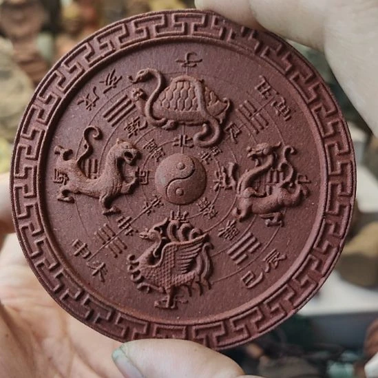 泥塑药香红麝香方四方神兽香牌福利款福利价