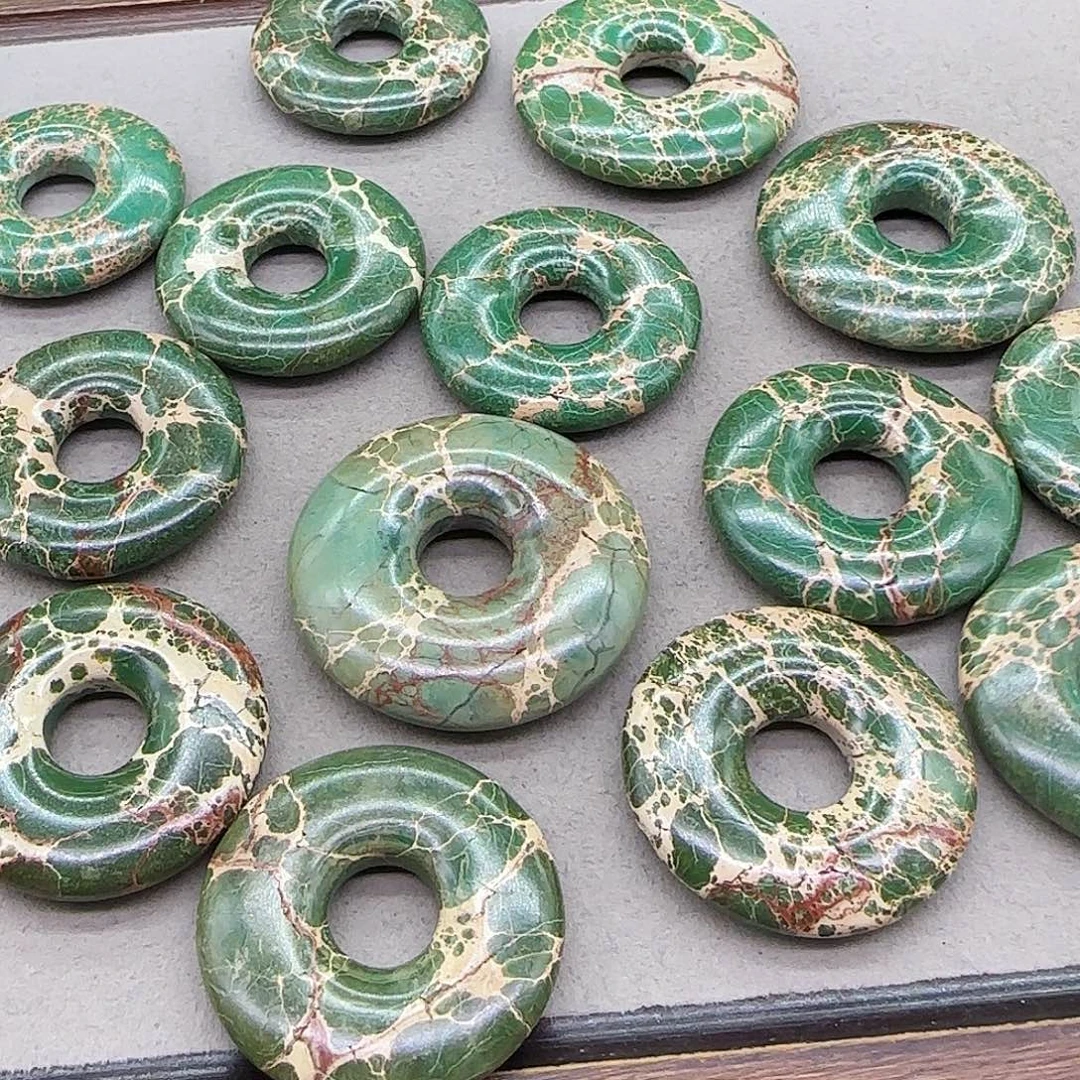 玛瑙/玉髓合金珠宝半成品帝皇石扣子4颗