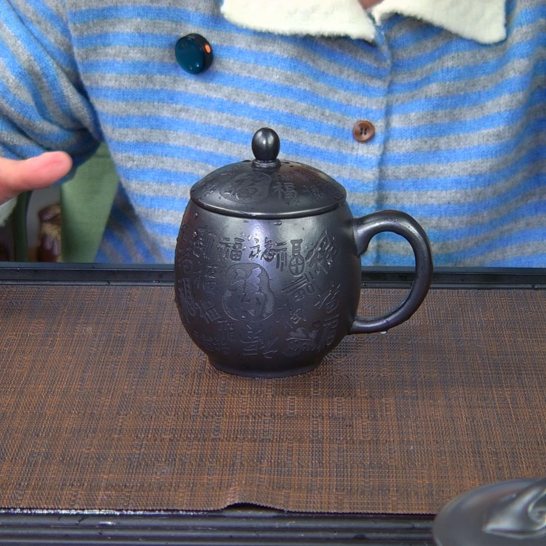 茶杯紫砂高货放漏