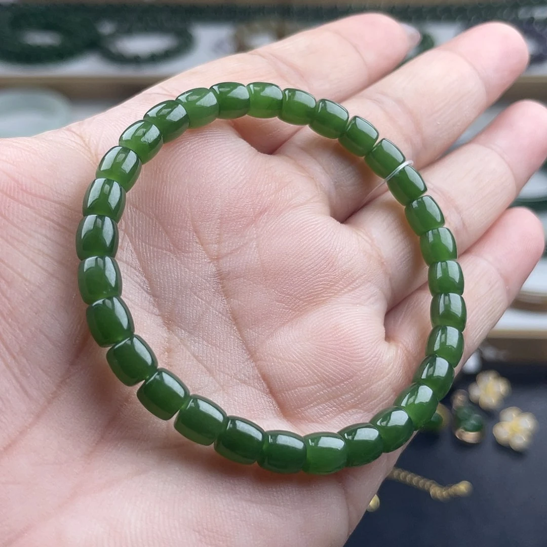 和田玉（碧玉）手串未镶嵌