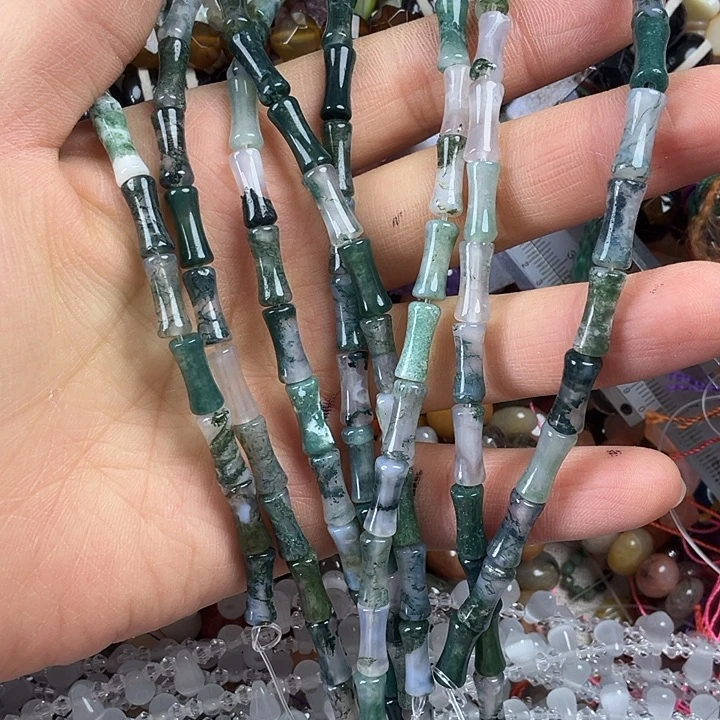 查罗石散珠合金卡6*12玛一条