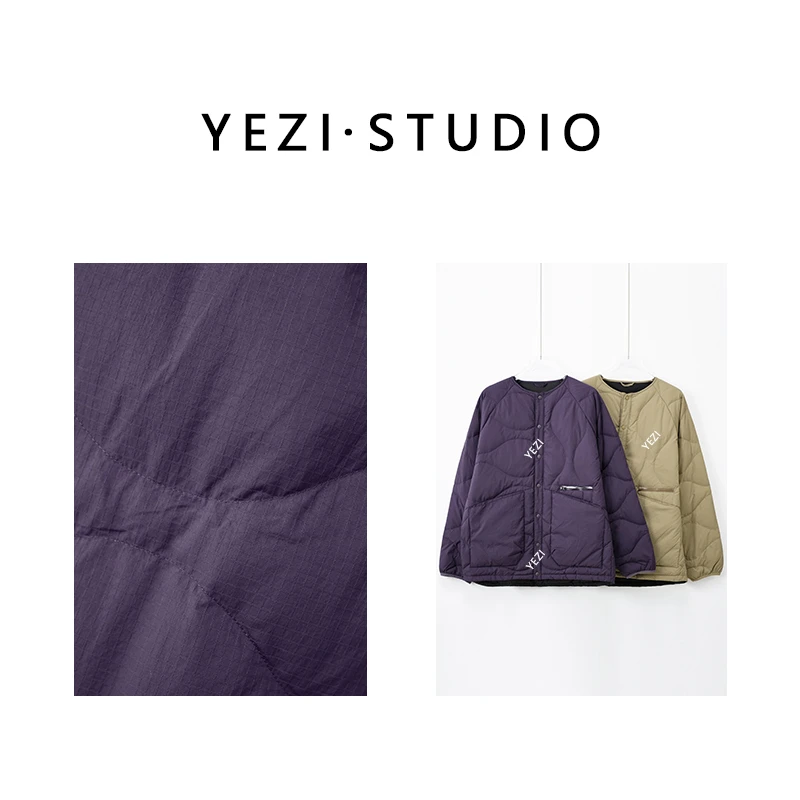 【小被子系列葫芦】三花安心90白鹅绒轻便绗缝细格纹鹅绒服25308001