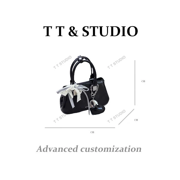【TT Studio】SD-5531-黑色RAIN.CUN时尚简约腋下斜跨轻奢女包