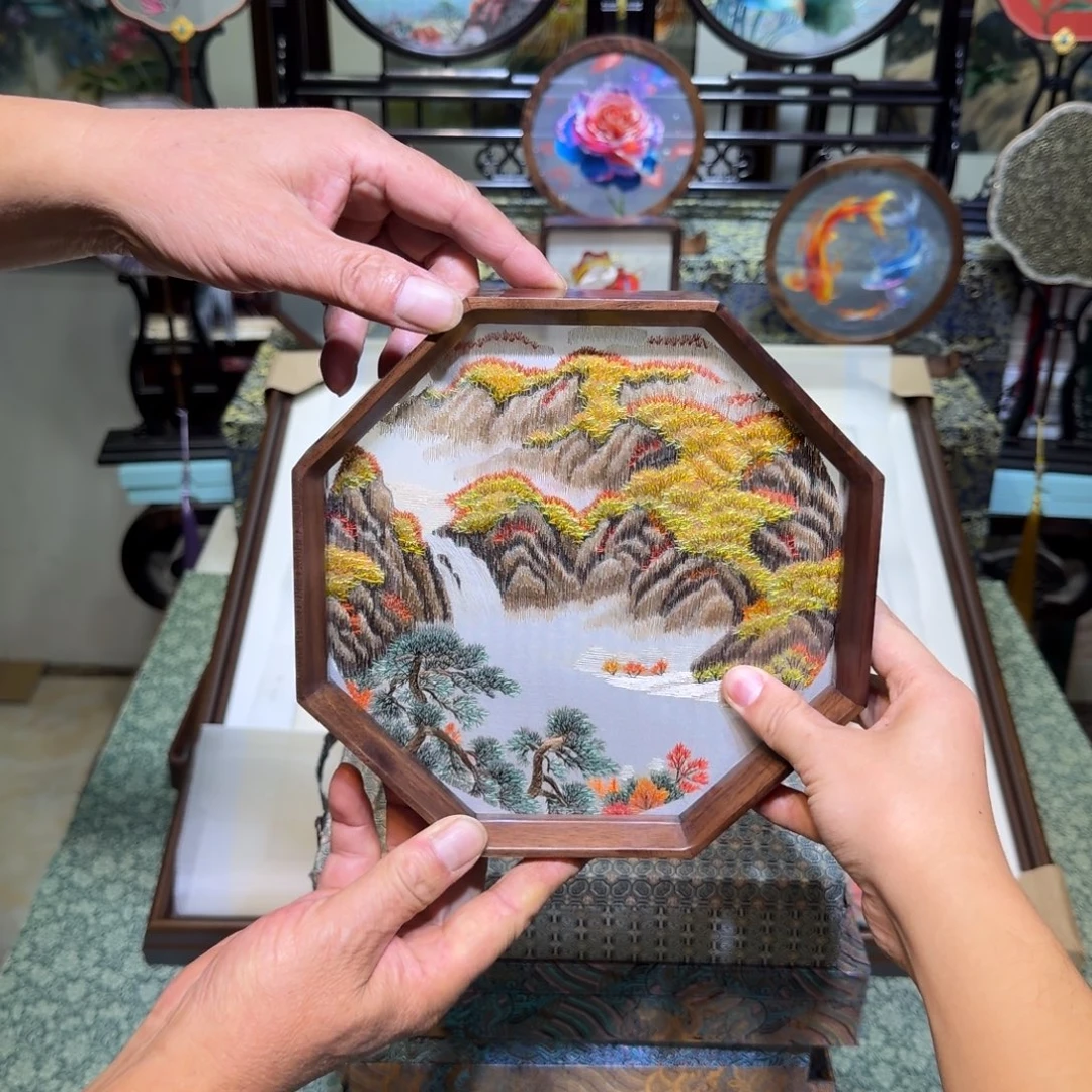 刺绣手工苏绣工艺制作技艺异色