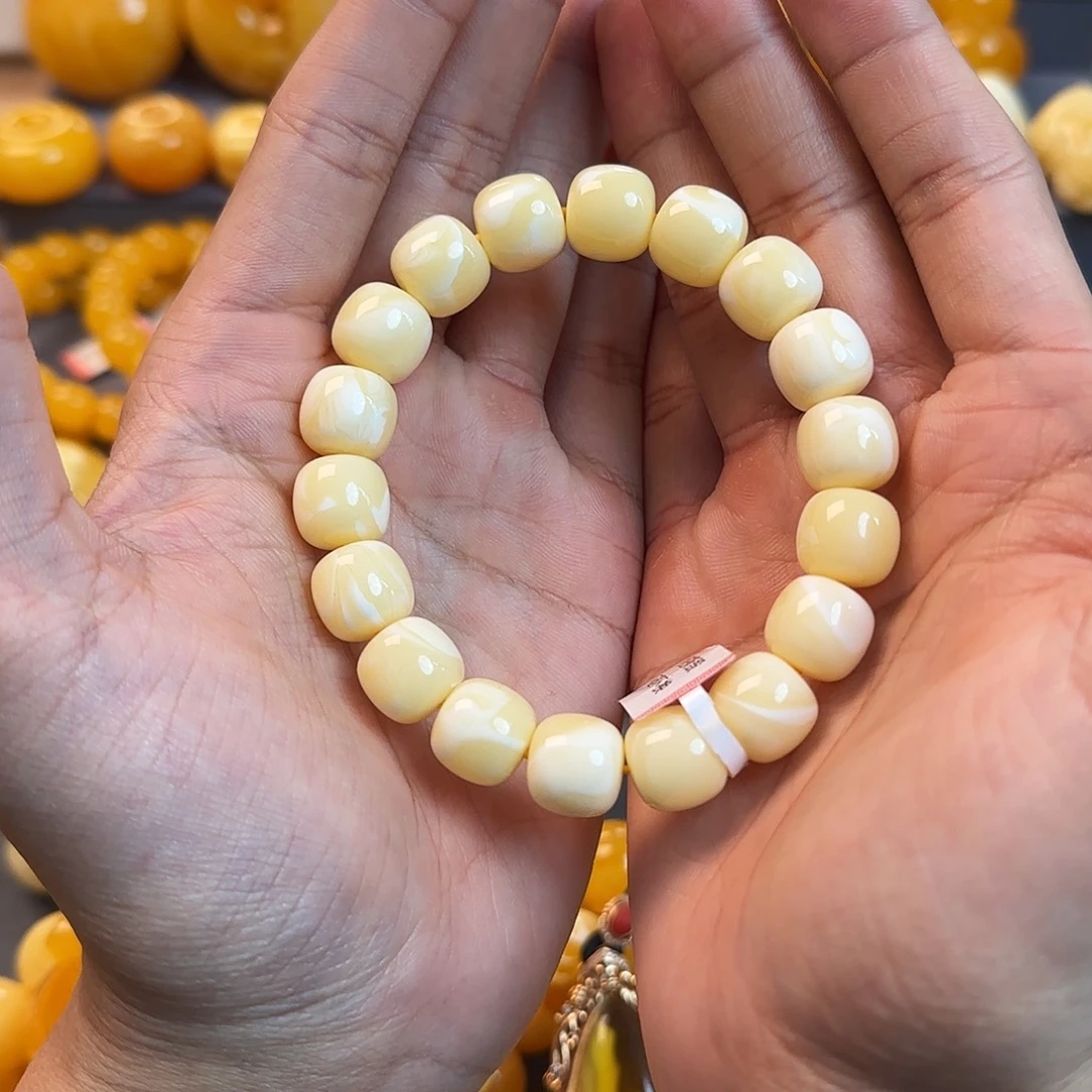 未镶嵌琥珀珠宝奇石13mm同料