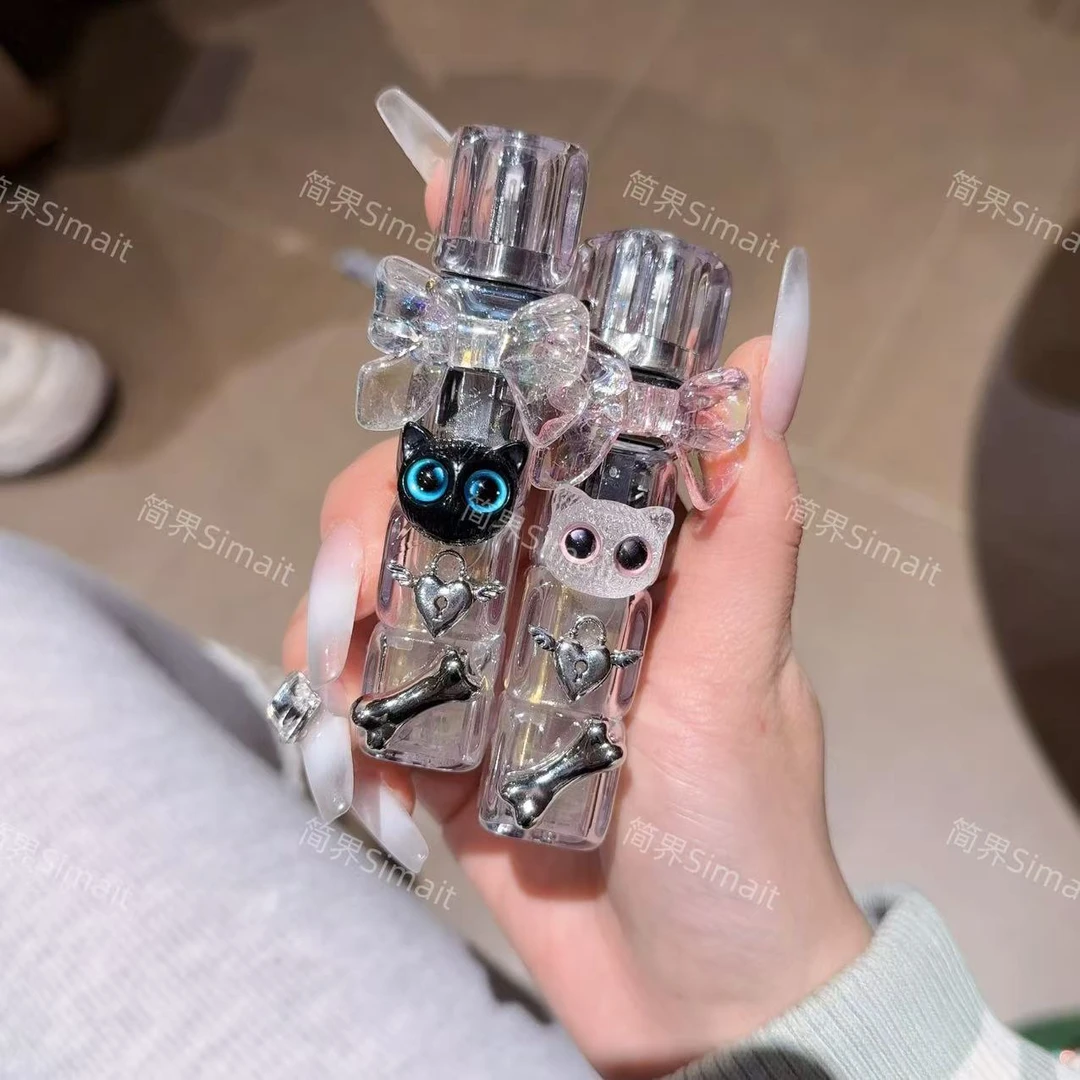 【简界品牌原创手作】y2k亚文化小猫闪钻粉色火焰可爱骰子打火机