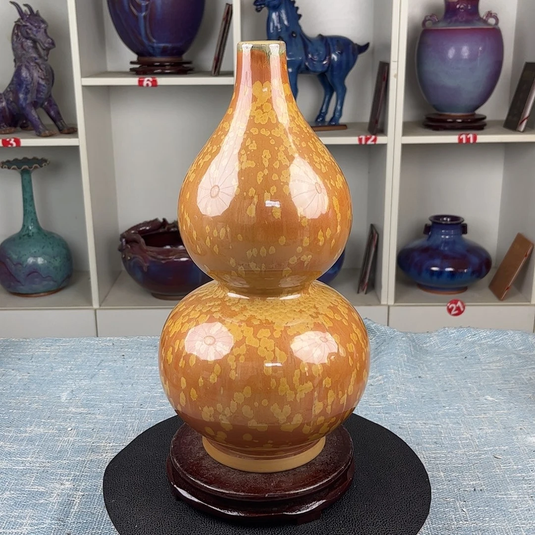 瓷片葫芦金玉满堂珍品无礼盒