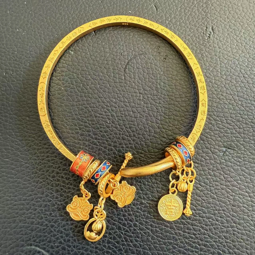 足银手镯  收藏级轻奢时尚气质简约精致手镯Fcs116321