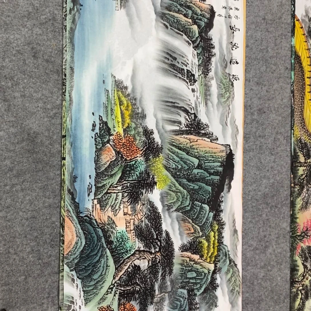 横款源远流长小六尺画