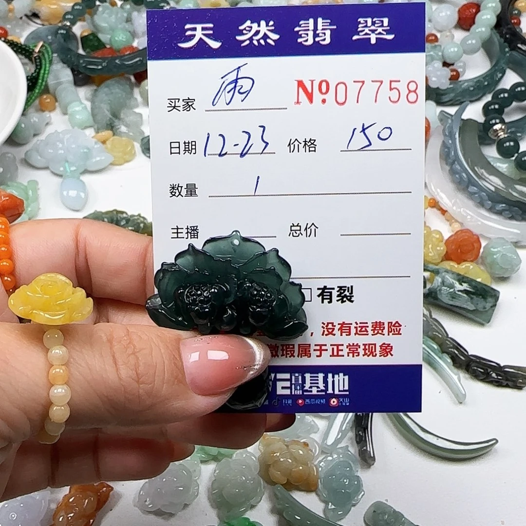 雨***忧翡翠未镶嵌颈饰555