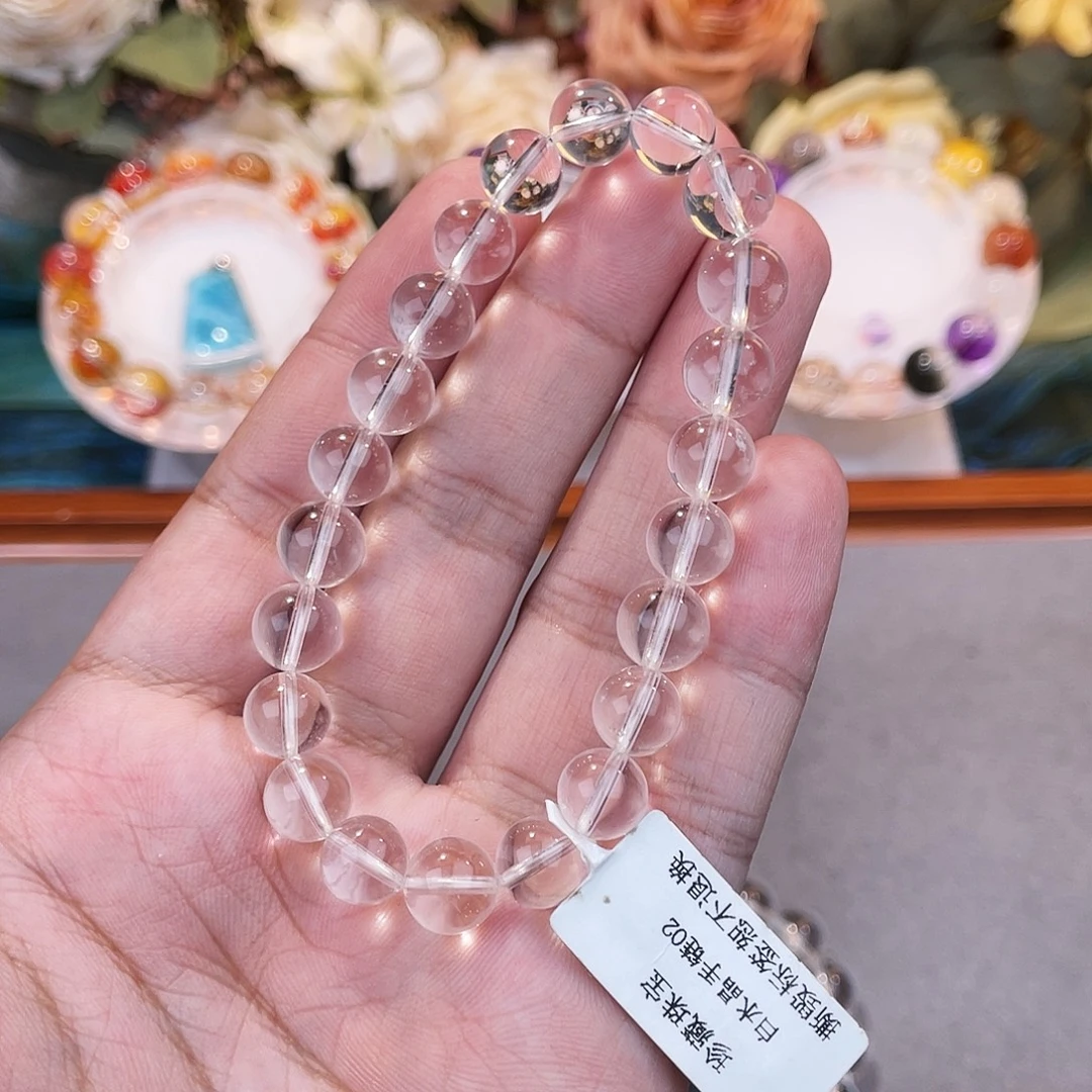 水晶手串未镶嵌白水晶8m