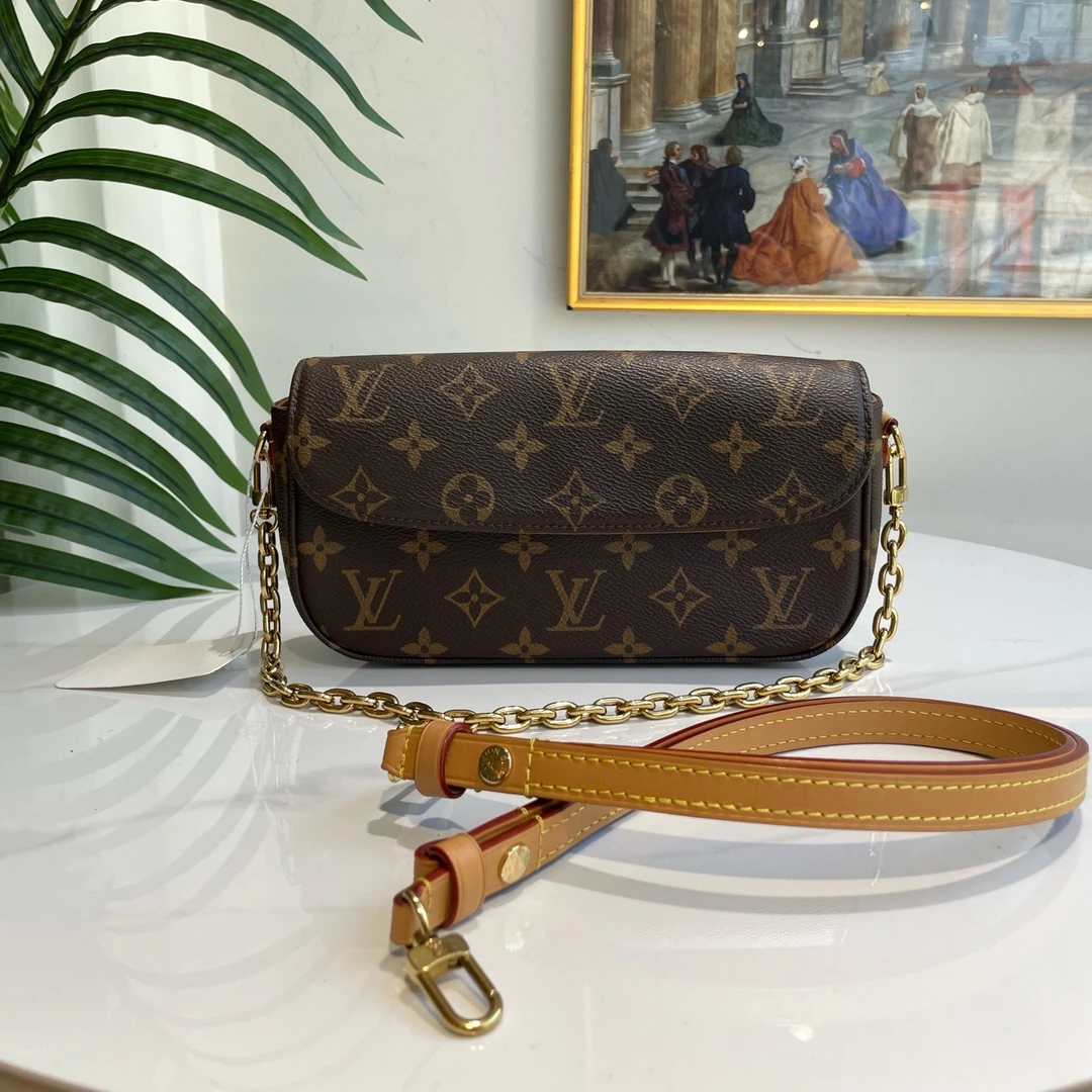95新 LouisVuitton/路易威登 御古屋/61891/ivy法棍 芯片