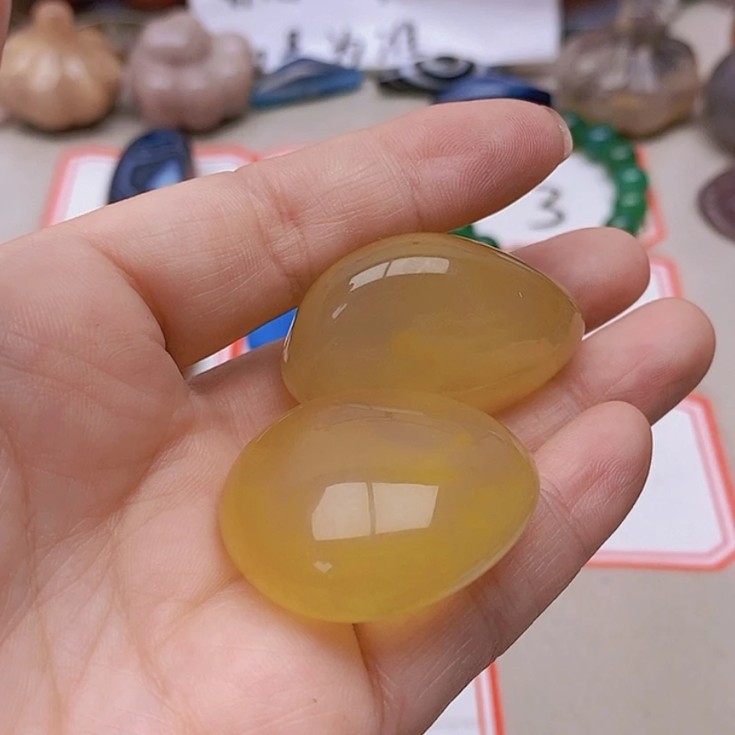【闪购商品】未镶嵌玛瑙/玉髓珠宝半成品静**天