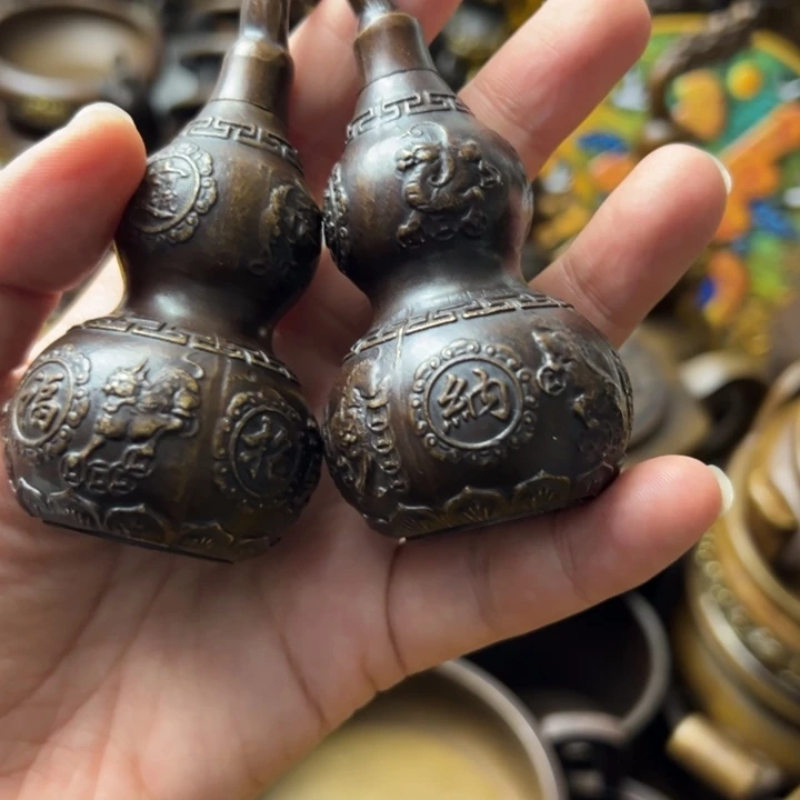 精美铜器摆件藏收