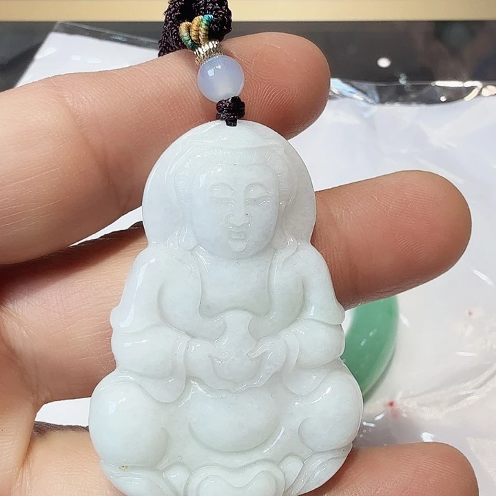 翡翠未镶嵌颈饰天然翡翠吊坠