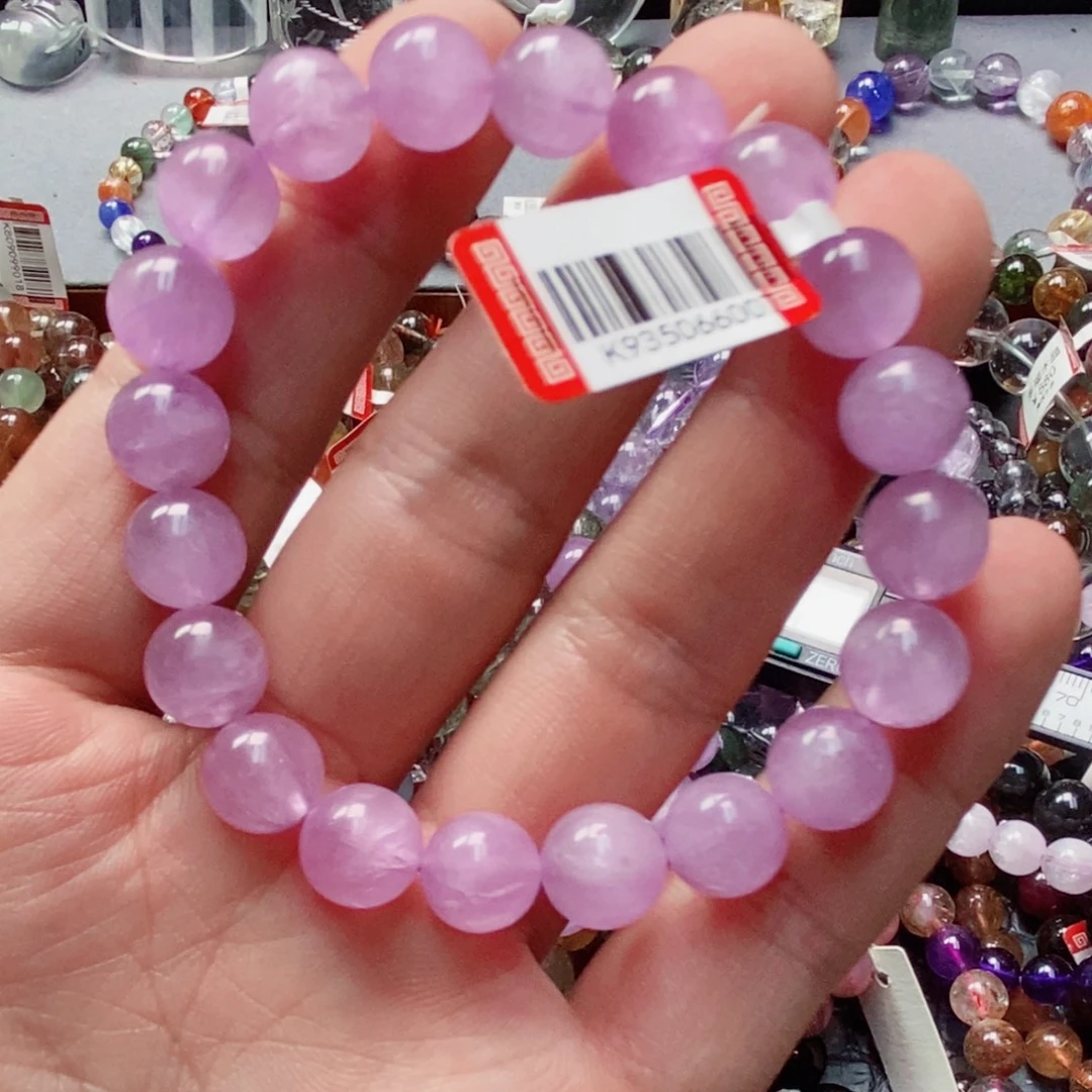 未镶嵌锂辉石手串天然