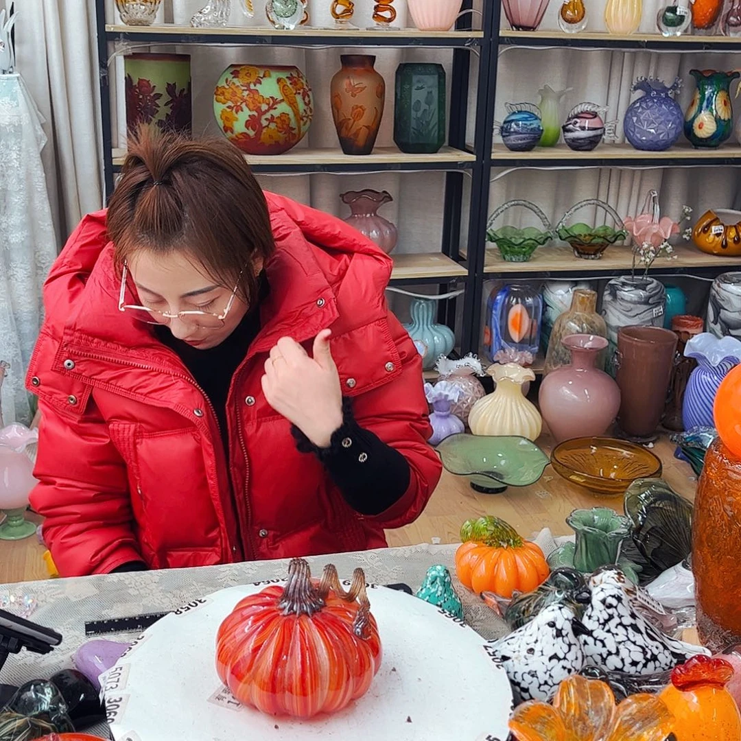 红南瓜家悦琉璃工艺品