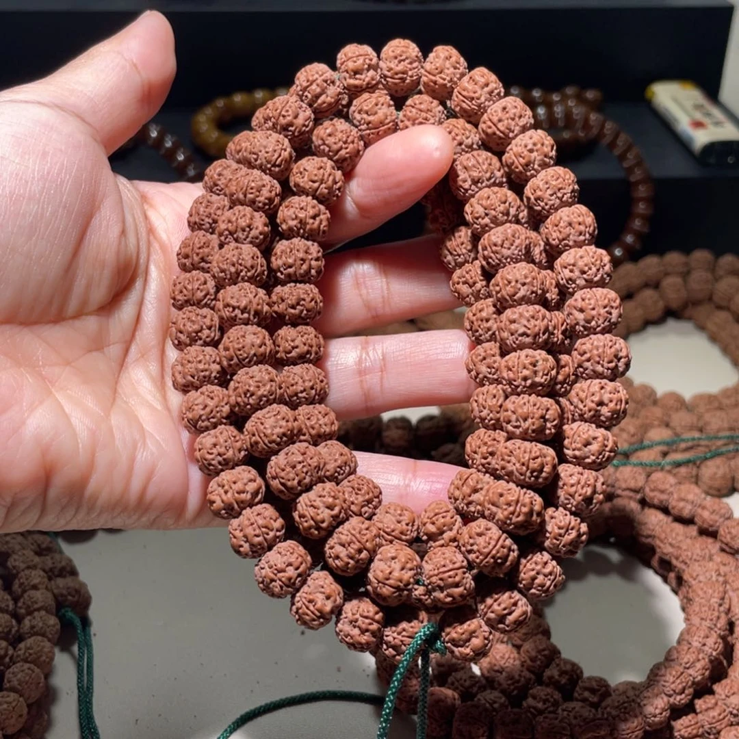 金刚菩提吊坠平细108尺寸10.7