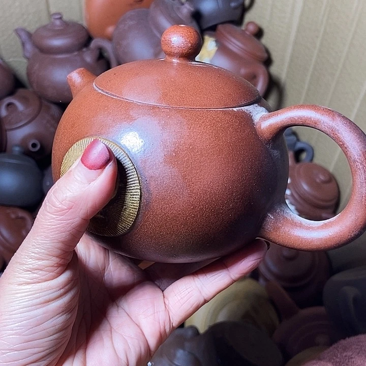 全手工制宜兴紫砂工艺茶壶