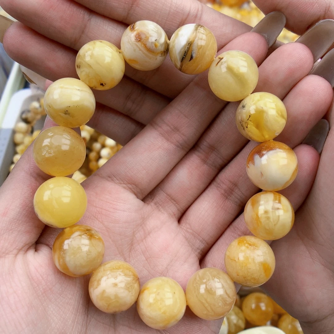 琥珀未镶嵌珠宝奇石15.5