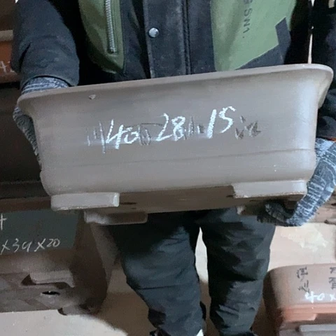 紫砂花盆手工制作