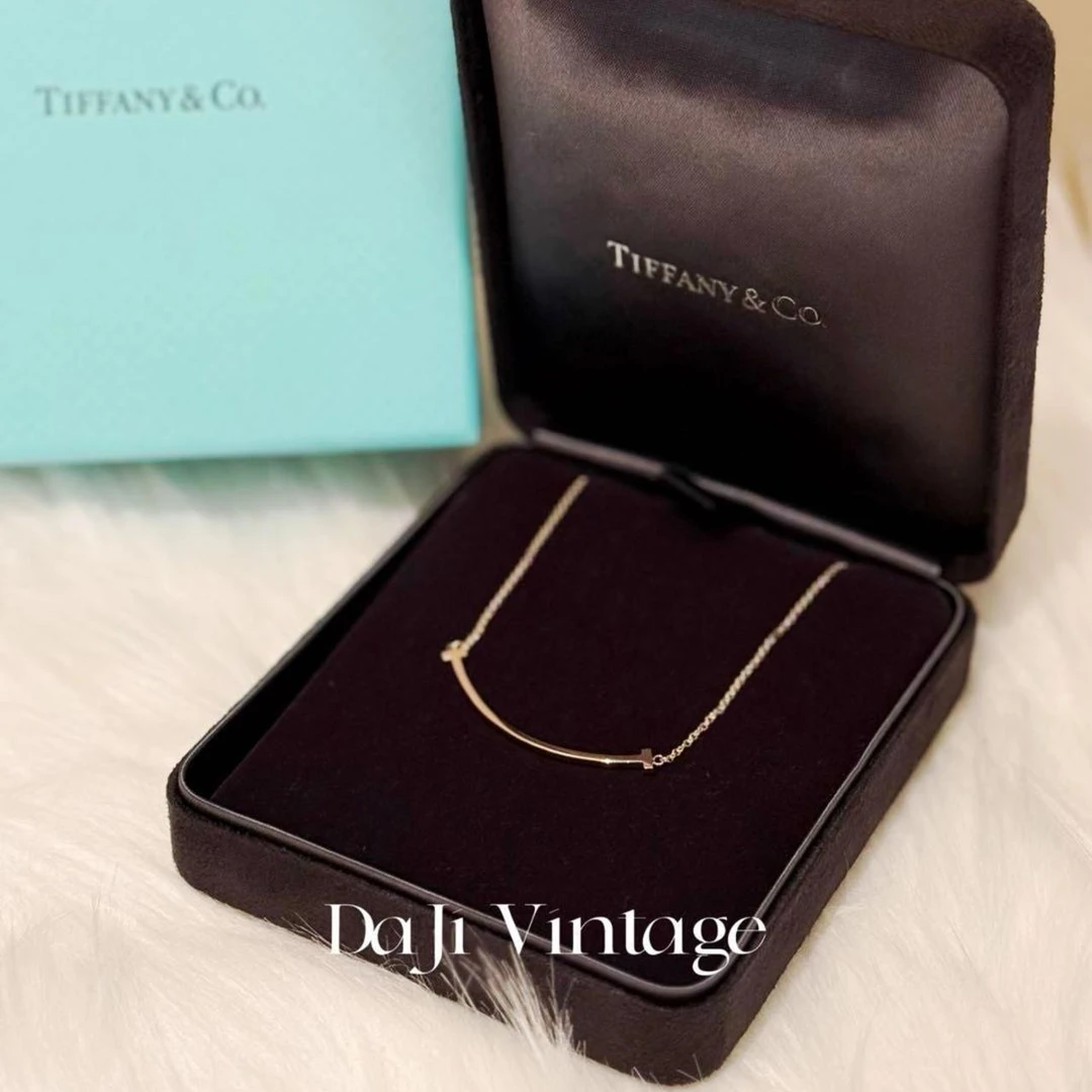 99新 Tiffany & Co./蒂芙尼 24期免息/大吉中古/小号微笑金色