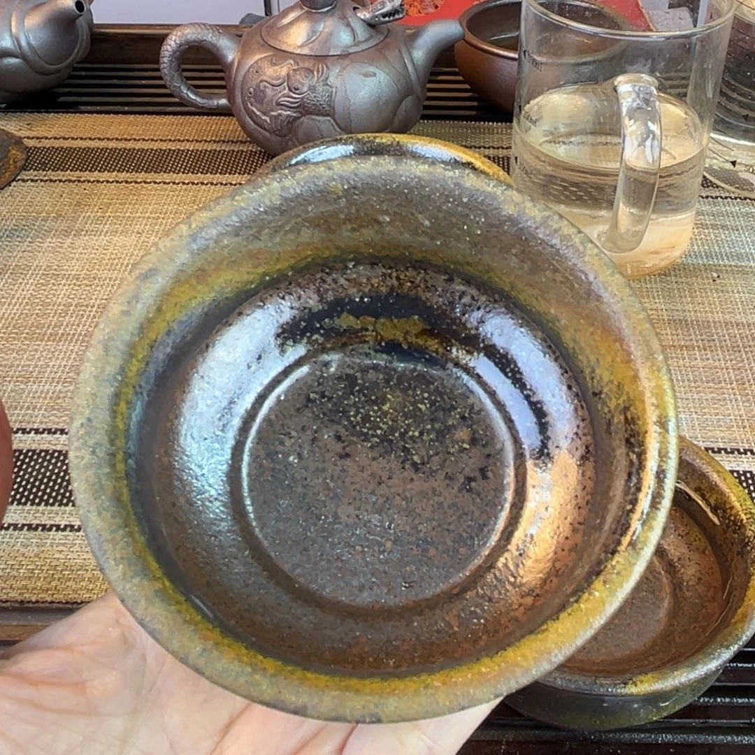紫砂茶壶底槽清柴烧100cc