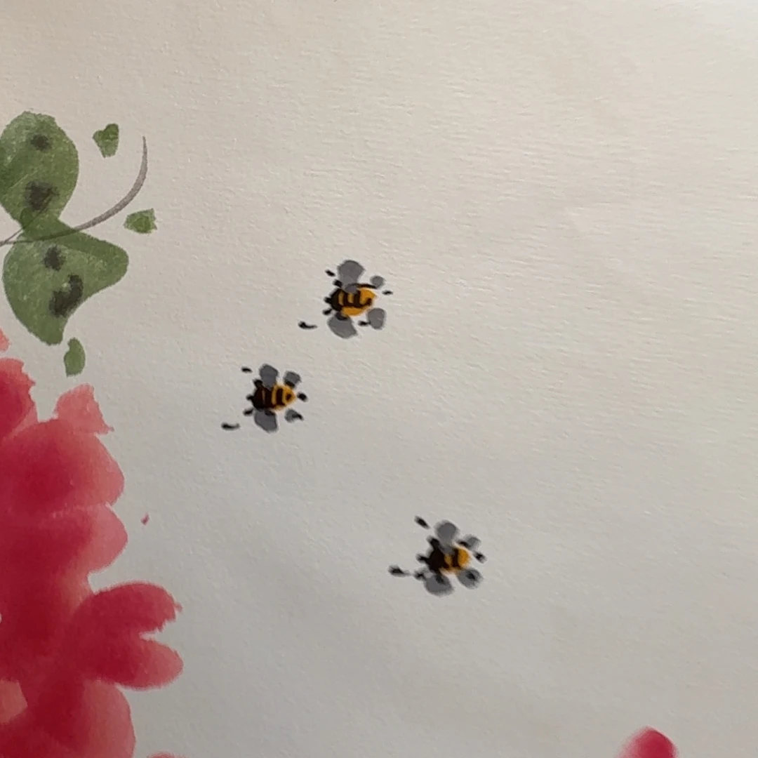 国画纯手绘山水花鸟作品