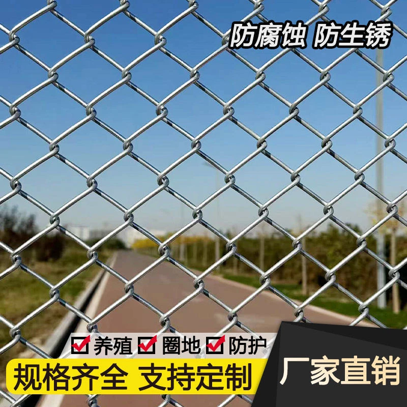 小孔热镀锌不生锈加粗铁丝网户外养鸡围栏防护网养殖圈地鱼塘果园